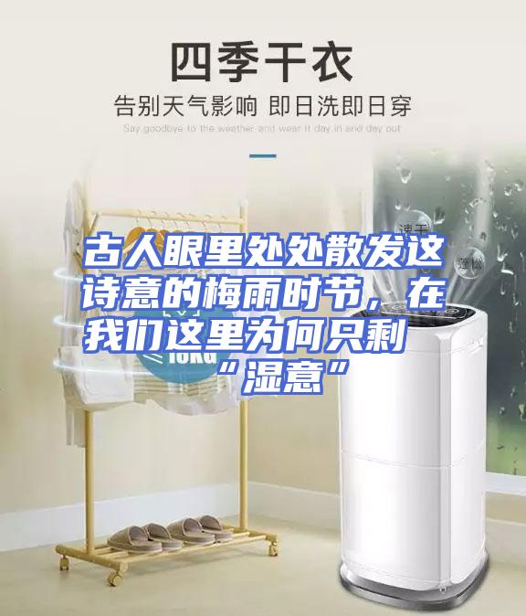 古人眼里处处散发这诗意的梅雨时节，在我们这里为何只剩“湿意”