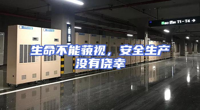 生命不能藐视，安全生产没有侥幸