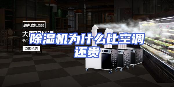 除湿机为什么比空调还贵