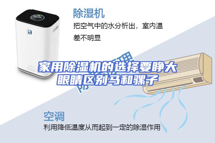 家用除湿机的选择要睁大眼睛区别马和骡子