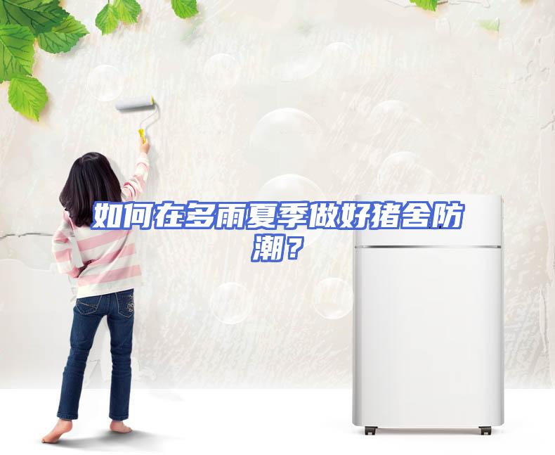 如何在多雨夏季做好猪舍防潮？