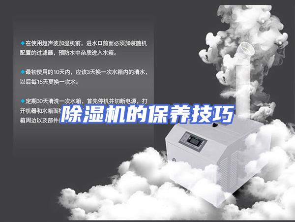 除湿机的保养技巧