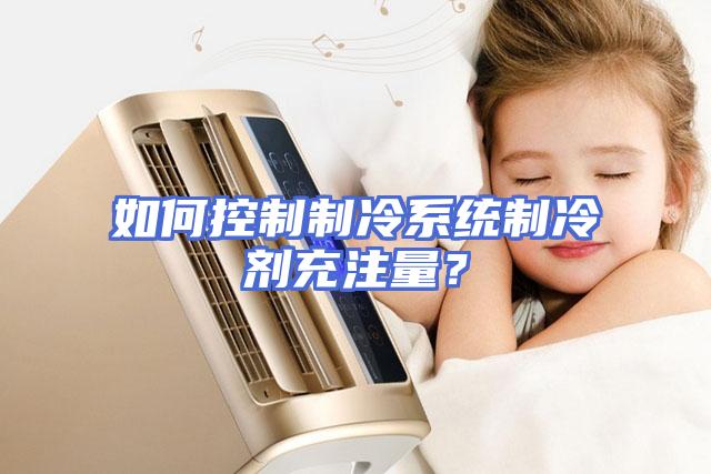 如何控制制冷系统制冷剂充注量？