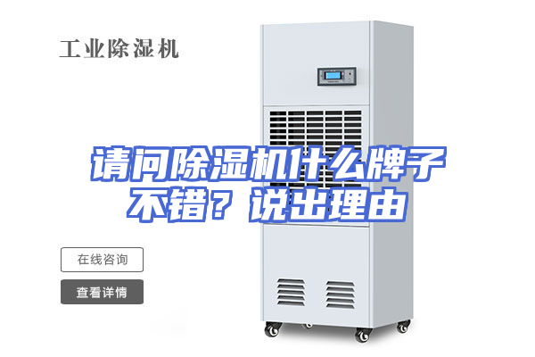 请问除湿机什么牌子不错？说出理由