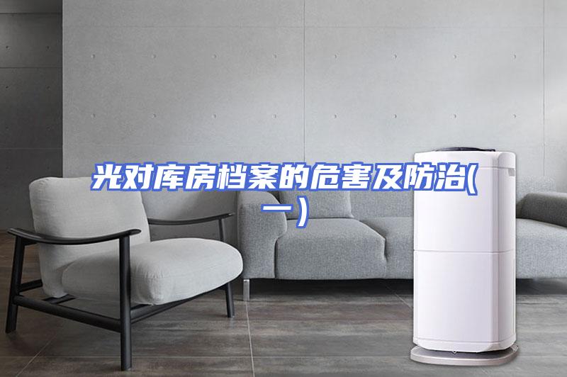 光对库房档案的危害及防治(一）