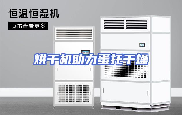 烘干机助力蛋托干燥