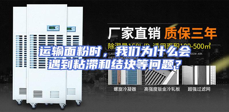 运输面粉时，我们为什么会遇到粘滞和结块等问题？