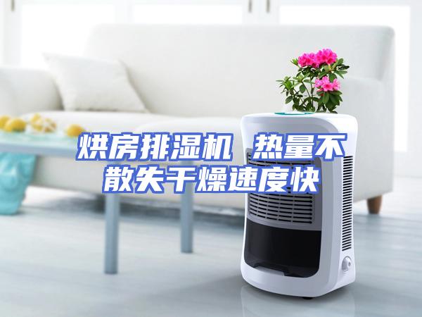 烘房排湿机 热量不散失干燥速度快