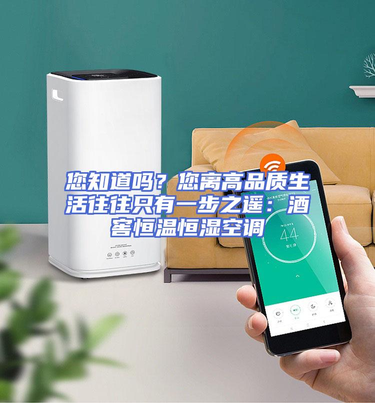 您知道吗？您离高品质生活往往只有一步之遥：酒窖恒温恒湿空调