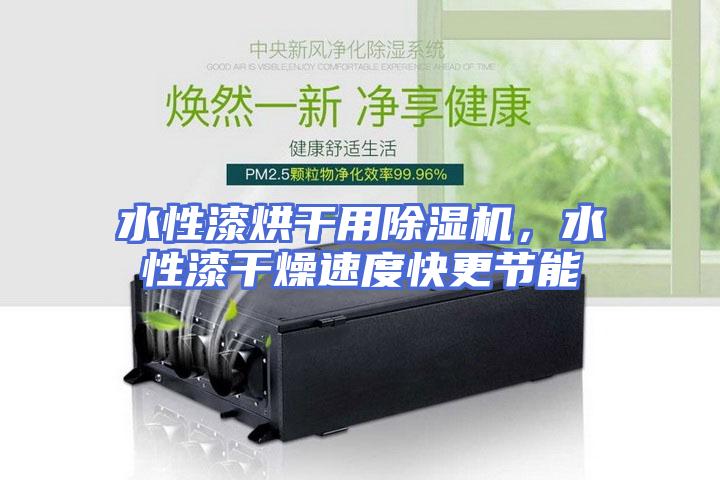 水性漆烘干用除湿机，水性漆干燥速度快更节能