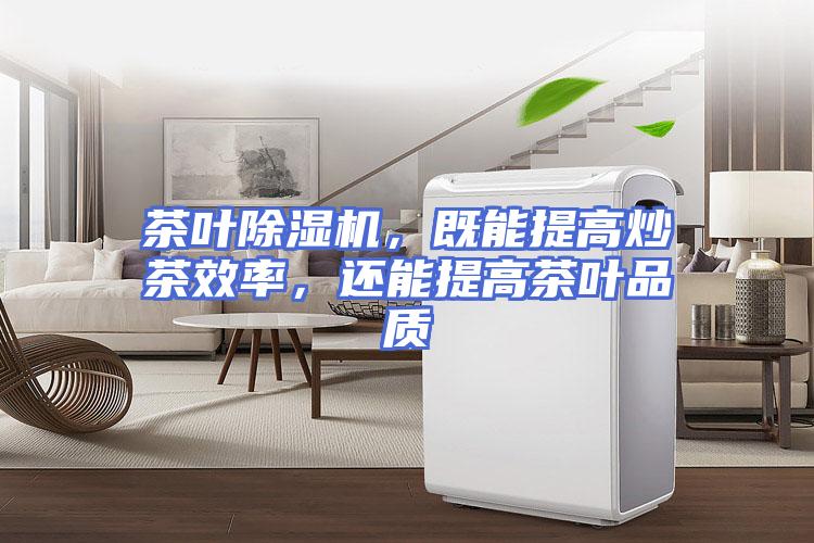 茶叶除湿机，既能提高炒茶效率，还能提高茶叶品质