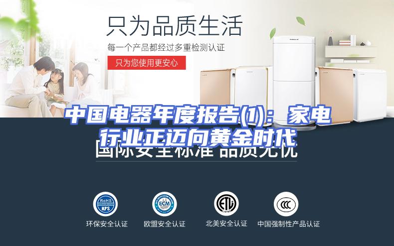 中国电器年度报告(1)：家电行业正迈向黄金时代
