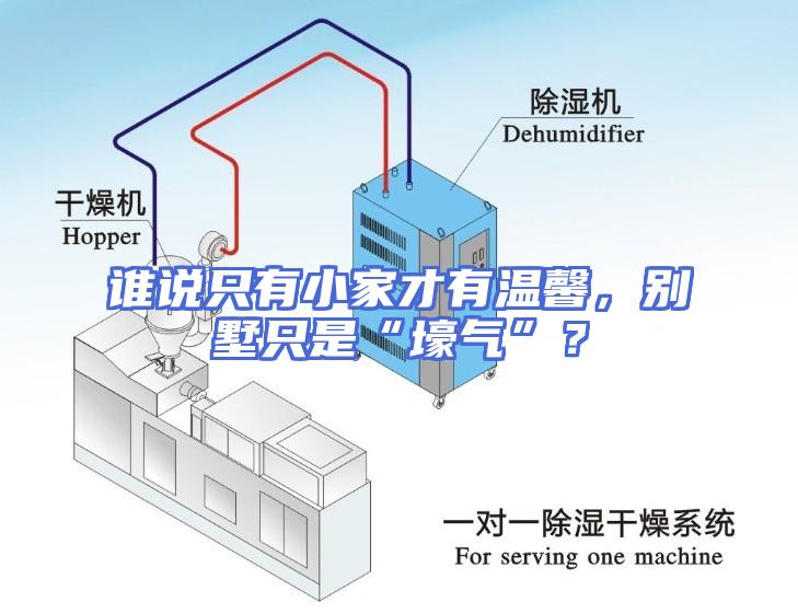 谁说只有小家才有温馨，别墅只是“壕气”？