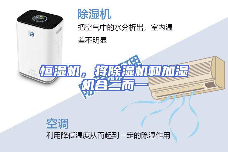 恒湿机，将除湿机和加湿机合二而一