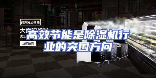 高效节能是除湿机行业的突围方向