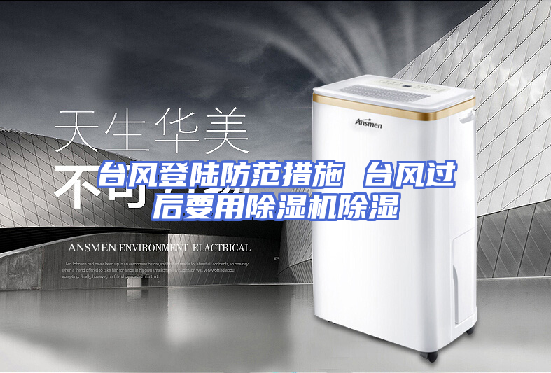 台风登陆防范措施 台风过后要用除湿机除湿