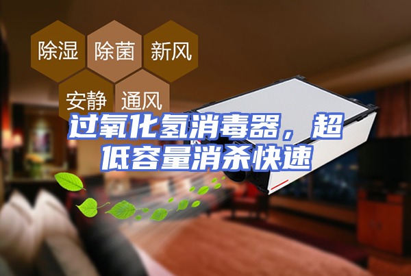 过氧化氢消毒器，超低容量消杀快速