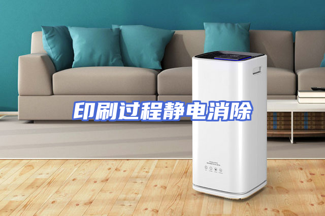 印刷过程静电消除