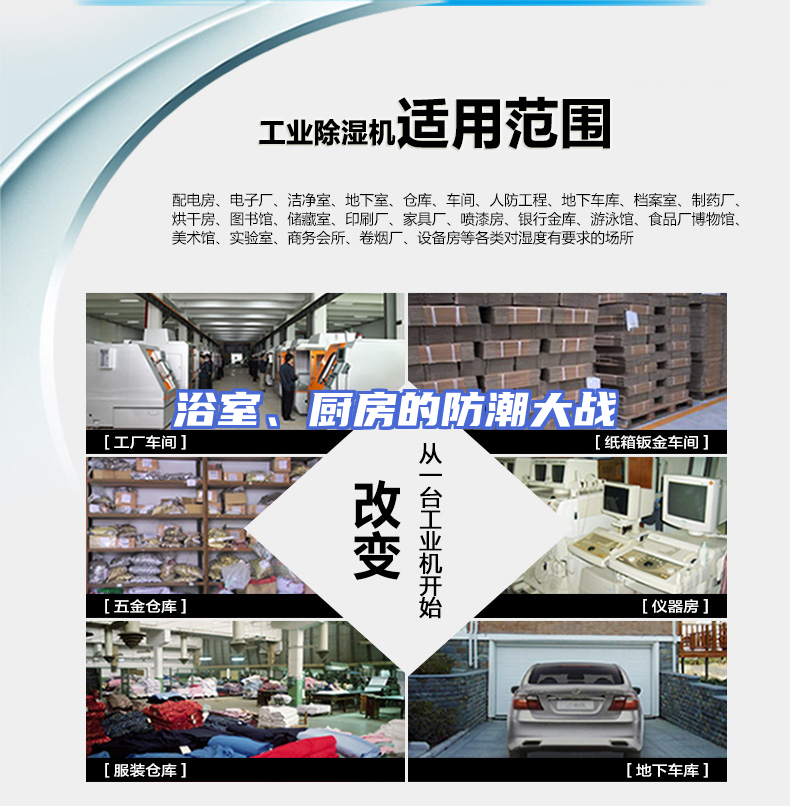浴室、厨房的防潮大战