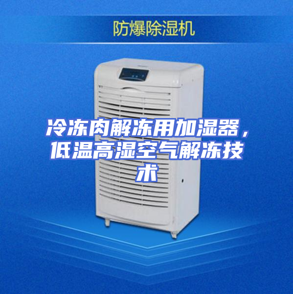 冷冻肉解冻用加湿器，低温高湿空气解冻技术