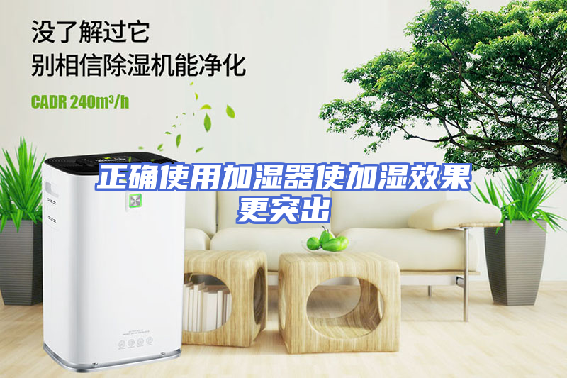 正确使用加湿器使加湿效果更突出