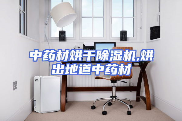 中药材烘干除湿机,烘出地道中药材