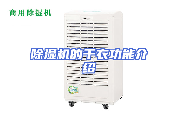 除湿机的干衣功能介绍