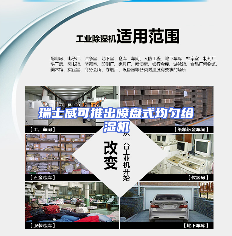 瑞士威可推出喷盘式均匀给湿机