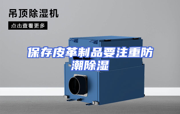 保存皮革制品要注重防潮除湿