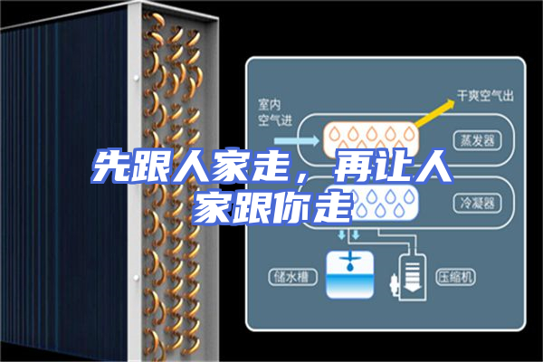 先跟人家走，再让人家跟你走