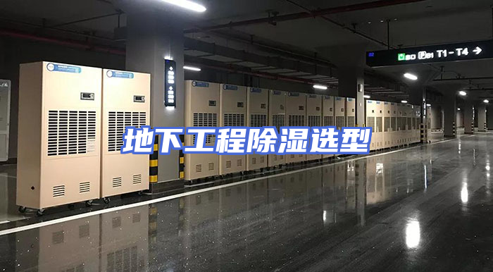 地下工程除湿选型