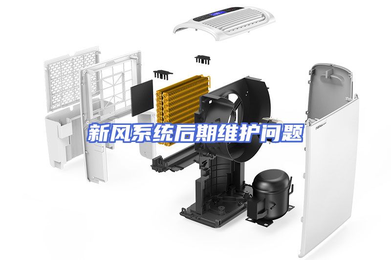 新风系统后期维护问题