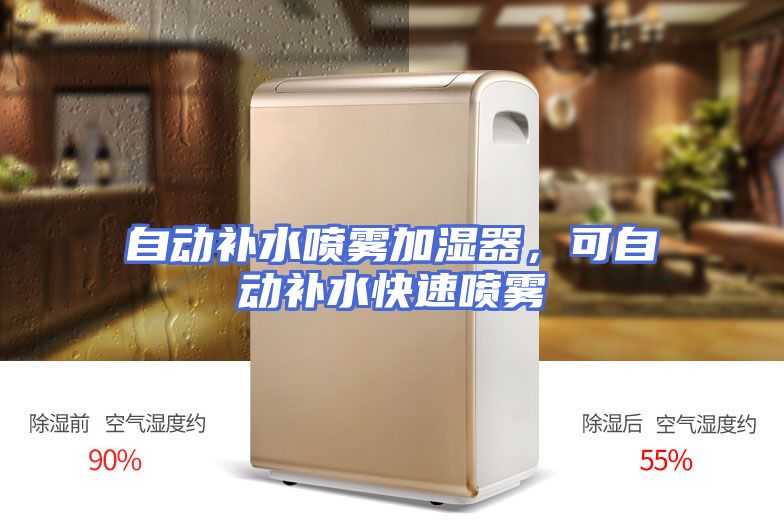 自动补水喷雾加湿器，可自动补水快速喷雾