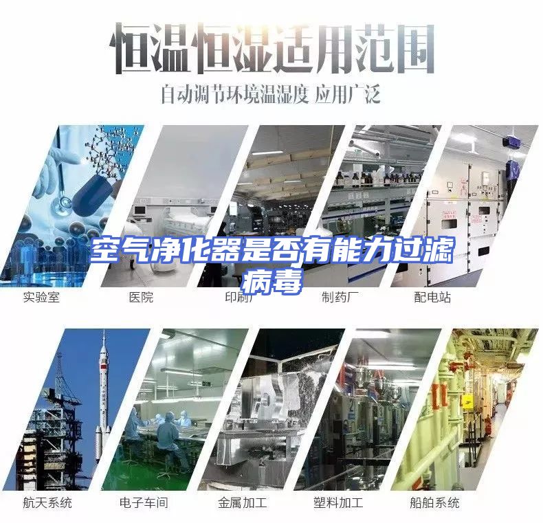 空气净化器是否有能力过滤病毒