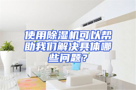 使用除湿机可以帮助我们解决具体哪些问题？