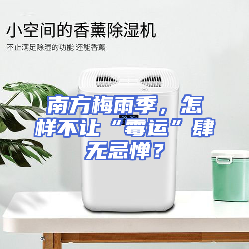 南方梅雨季，怎样不让“霉运”肆无忌惮？