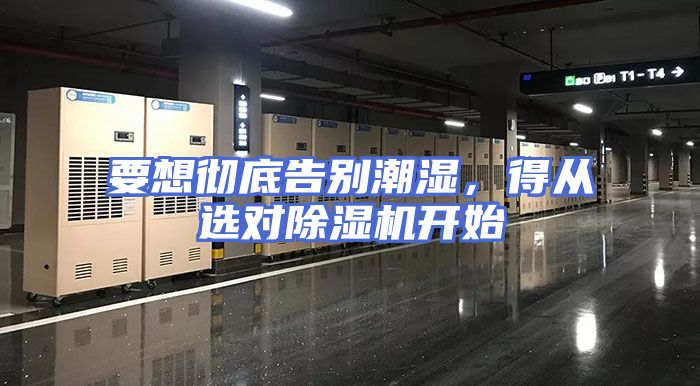 要想彻底告别潮湿，得从选对除湿机开始