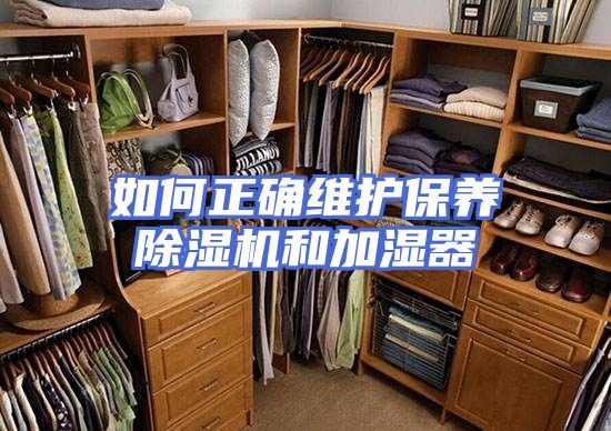 如何正确维护保养除湿机和加湿器