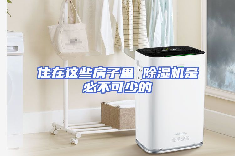 住在这些房子里 除湿机是必不可少的