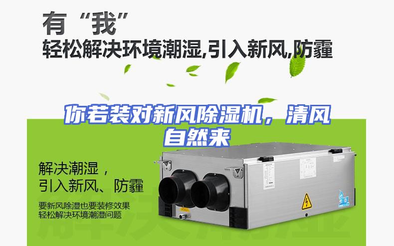 你若装对新风除湿机，清风自然来
