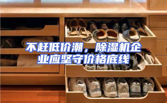 不赶低价潮，除湿机企业应坚守价格底线