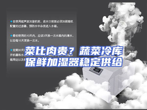 菜比肉贵？蔬菜冷库保鲜加湿器稳定供给