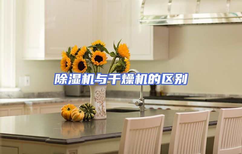 除湿机与干燥机的区别