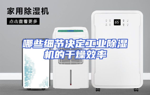 哪些细节决定工业除湿机的干燥效率