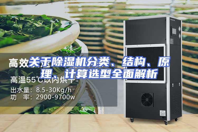 关于除湿机分类、结构、原理、计算选型全面解析