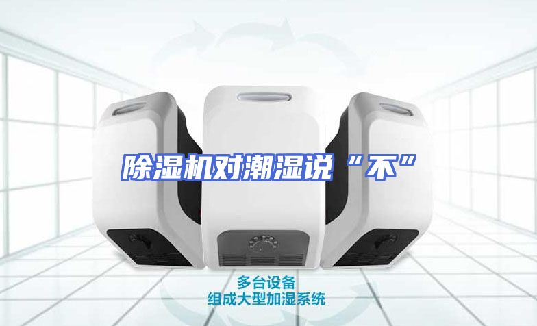 除湿机对潮湿说“不”