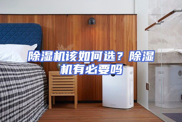 除湿机该如何选？除湿机有必要吗