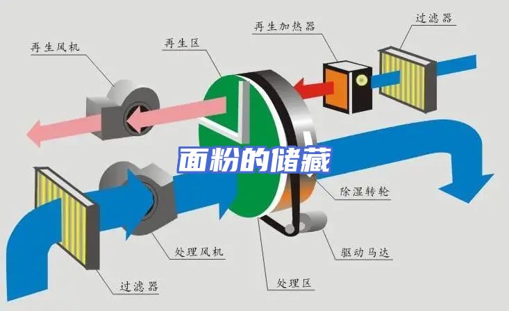 面粉的储藏