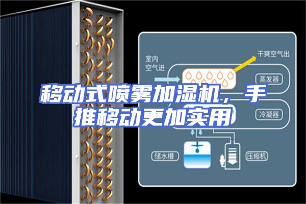 移动式喷雾加湿机，手推移动更加实用