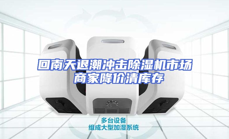 回南天退潮冲击除湿机市场 商家降价清库存